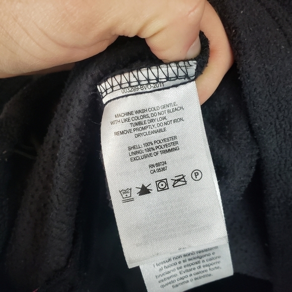 Columbia Fleece Zipped Jacket Black Size Small‎ - Picture 8 of 10